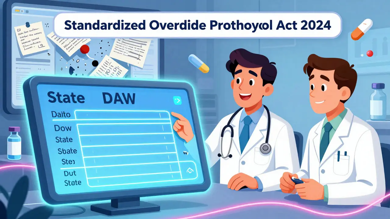 Digital e-prescribing system auto-fills correct DAW code, ending state-by-state confusion