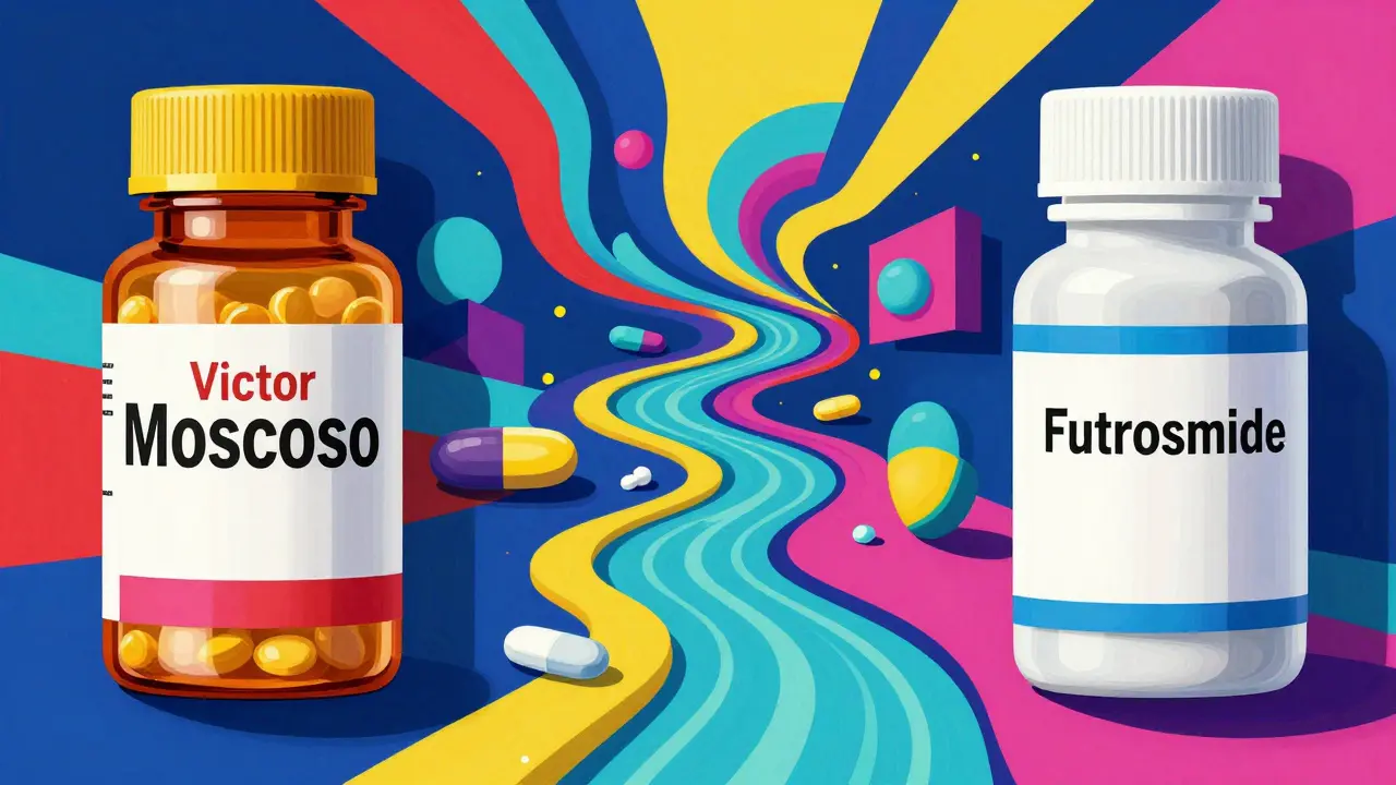 Colorful graphic showing the shift from brand name to generic medication